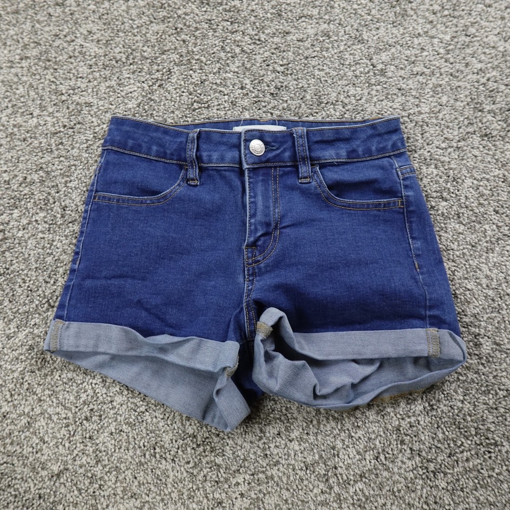 Pacsun Shorts Womens 24 Blue Denim Jean Low Rise Mini Micro Shortie Booty Y2K